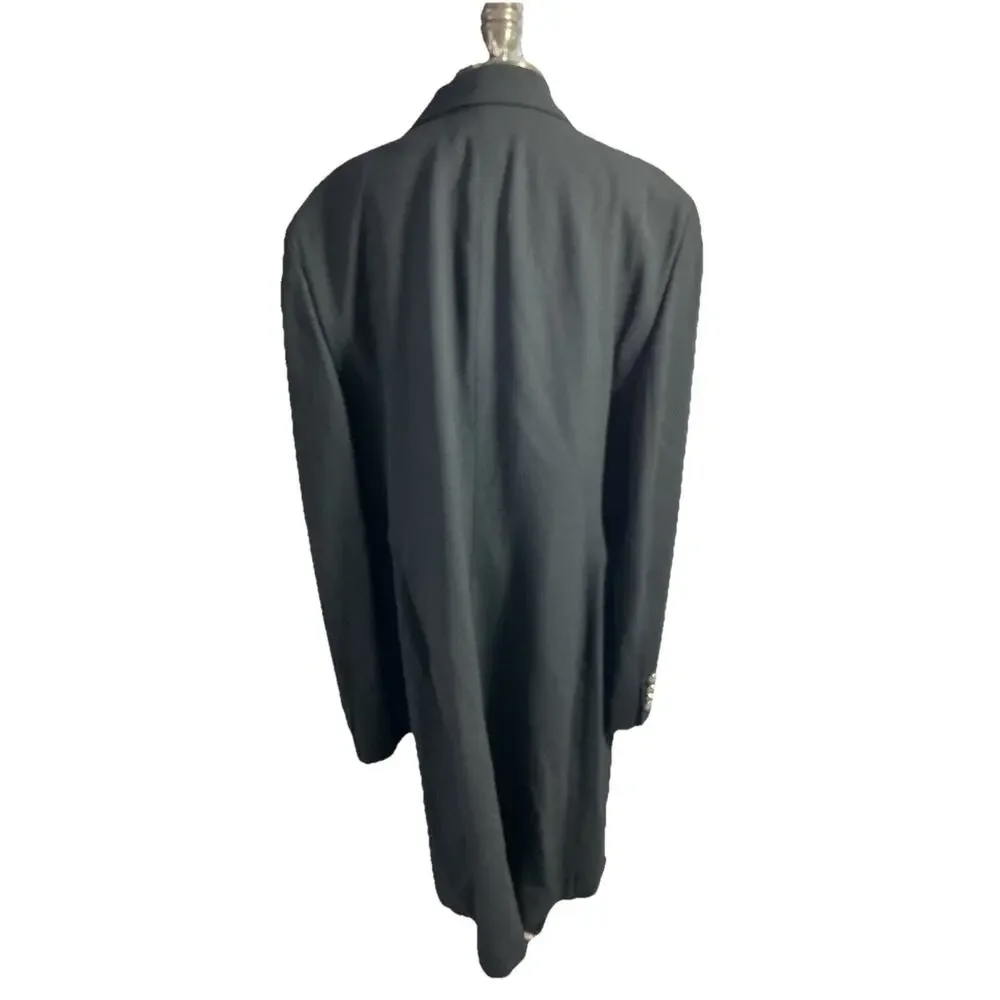 Vtg Women’s Lauren Ralph Lauren Black Long Coat With Tags - Picture 2 of 16